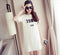 Img 6 - Women Summer Korean Mid-Length Printed Round-Neck Loose Short Sleeve T-Shirt Plus Size Dress