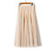 Img 5 - Korean Multi Layer Spliced A-Line Flare Black Mesh Short Skirt Mid-Length Tutu Pleated Fairy-Look Skirt