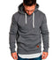 IMG 109 of Europe Tops Thick Warm Hooded Solid Colored Sweatshirt Outerwear