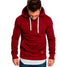 IMG 107 of Europe Tops Thick Warm Hooded Solid Colored Sweatshirt Outerwear
