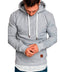 IMG 110 of Europe Tops Thick Warm Hooded Solid Colored Sweatshirt Outerwear