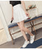 IMG 143 of Pleated Women Student Korean Short Slim Look High Waist Skirt Shorts