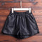 Img 2 - Shorts Women Loose Korean High Waist A-Line All-Matching Slim-Look Outdoor Leather Pants