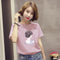 T-Shirt Women Short Sleeve Summer Korean Student Half Sleeved INS Tops Tops T-Shirt