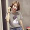 T-Shirt Women Short Sleeve Summer Korean Student Half Sleeved INS Tops Tops T-Shirt