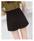 IMG 119 of Summer Korean chicHigh Waist Wide Leg Shorts Women Plus Size Loose Chiffon Casual A-Line Pants Shorts