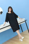 IMG 108 of Loose Plus Size Pyjamas Loungewear Modal Batwing Sleeve Bare-Shoulder Dress Sleepwear