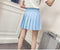 IMG 152 of Pleated Women Student Korean Short Slim Look High Waist Skirt Shorts