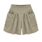Img 5 - Shorts Women Summer Black High Waist Loose Slim-Look Plus Size All-Matching Wide Leg Casual Pants