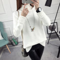 Img 5 - Women High Collar Loose Korean All-Matching Thick Long Sleeved Sweater