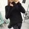 Img 9 - Women High Collar Loose Korean All-Matching Thick Long Sleeved Sweater