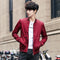 Img 4 - Jacket Trendy Thin Solid Colored Stand Collar Baseball Jersey Young