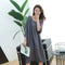 Img 3 - Loose Plus Size Pyjamas Loungewear Modal Batwing Sleeve Bare-Shoulder Dress