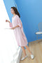 IMG 103 of Loose Plus Size Pyjamas Loungewear Modal Batwing Sleeve Bare-Shoulder Dress Sleepwear