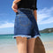 Img 4 - Black Denim Shorts Women Summer Korean Loose High Waist Slim Look chicPopular Inspired Wide Leg Hot Pants