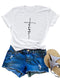 IMG 107 of Popular Women T-Shirt Europe faith T-Shirt