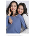 IMG 113 of Short Pullover Women Korean Round-Neck Long Sleeved Plus Size Tops Sweater Undershirt Outerwear