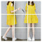 Summer Women Bare-Shoulder Korean Dress Plus Size Loose Tops Dress