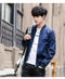 IMG 117 of Jacket Trendy Thin Solid Colored Stand Collar Baseball Jersey Young Outerwear