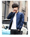 IMG 116 of Jacket Trendy Thin Solid Colored Stand Collar Baseball Jersey Young Outerwear