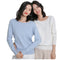 Img 5 - Short Pullover Women Korean Round-Neck Long Sleeved Plus Size Tops Sweater Undershirt