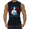 Img 5 - Men Splitted Tank Top Undershirt Solid Colored Sleeveless Sporty Cotton Vest Muscle Training Fitness