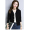 IMG 125 of Solid Colored V-Neck Knitted Single-Breasted Cardigan Korean Women Sweater Shawl Outerwear