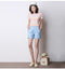 IMG 122 of Summer Cotton Blend Shorts Women Casual Plus Size Candy Colors Thin Loose Pants Short Hot Shorts