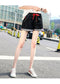 IMG 113 of Denim Shorts Women Summer High Waist Elastic Slim Look Wide Leg Folded Korean Bermuda Plus Size Loose Shorts