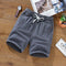 Shorts Men Pants Summer Casual Loose Korean Cotton Blend knee length Beach Shorts