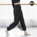 Img 6 - Dance Yoga Pants Ankle-Length Chiffon Slim-Look Lantern Slim-Fit Thin Plus Size Women Culottes Pants