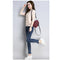 IMG 108 of Solid Colored V-Neck Knitted Single-Breasted Cardigan Korean Women Sweater Shawl Outerwear
