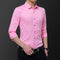 Img 2 - Long Sleeved Shirt Men Trendy Casual Korean Slim Look Handsome Solid Colored Men Shirt