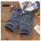 IMG 115 of Shorts Men Pants Summer Casual Loose Korean Cotton Blend knee length Beach Shorts