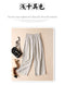 IMG 119 of Korean Cotton Blend Wide Leg Pants Line Thin Casual Women Loose Ankle-Length Pants