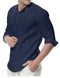 Img 2 - Summer Men Shirt Vintage Minimalist Elegant Trendy All-Matching Casual Men Shirt