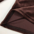 IMG 116 of Solid Colored High Collar Warm Tops Gold Undershirt Under Women Long Sleeved T-Shirt Outerwear