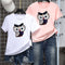 IMG 111 of Pound Summer Round-Neck Short Sleeve Women Tops Loose Couple Student T-Shirt K T-Shirt