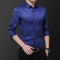 Img 4 - Long Sleeved Shirt Men Trendy Casual Korean Slim Look Handsome Solid Colored Men Shirt