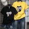 IMG 113 of Pound Summer Round-Neck Short Sleeve Women Tops Loose Couple Student T-Shirt K T-Shirt