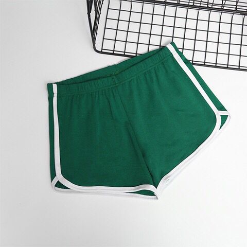 Img 7 - Women Summer Casual Solid Colored Track Korean Trendy Yoga Beach Pants Candy Colors Hot Wide Leg Gym Shorts