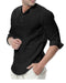 Img 3 - Summer Men Shirt Vintage Minimalist Elegant Trendy All-Matching Casual Men Shirt