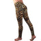 Img 1 - Women Europe Stretchable Silk Printed Leopard Stripes Ankle-Length Pants Leggings