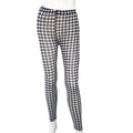 Img 2 - Women Europe Stretchable Silk Printed Leopard Stripes Ankle-Length Pants Leggings