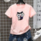 Img 7 - Pound Summer Round-Neck Short Sleeve Women Tops Loose Couple Student T-Shirt K