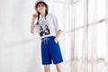 IMG 120 of Women Summer Cotton Shorts Korean Solid Colored Loose Casual Student Bermuda Shorts