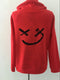 IMG 105 of Christmas Smiley Face Hooded Sweatshirt Outerwear