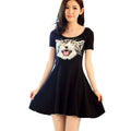 Img 5 - Summer Flare Kitty Short Sleeve Slimming Singlet Modal Dress