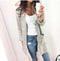 Img 1 - Cardigan Solid Colored Women Mid-Length Long Sleeved Sweater