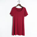 Img 5 - Dress Summer Korean Modal Short Sleeve Plus Size Loose Dress